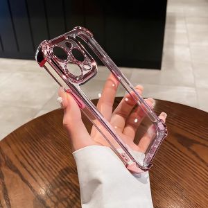 Phone Case For  Honor X9C Smart X9B X9A X8C X8B X8A X7A X7B X7C X6A X6B X6 X7 X8 X5 200 400 Pro Lite Plus Transparent Shockproof Bumper 4 Corners