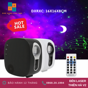 Đèn Nền Thiên Hà V2 |Đèn Laser Bầu Trời sao Version2 Kết Hợp Loa Bluetooth Trang trí phòng bay phòng karaoke phòng ngủ