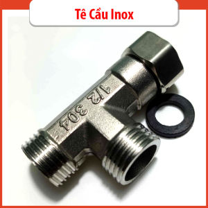 Tê cầu inox - Tê chia nước thau rắc co ren phi 21