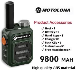 [ SG Stock] Mini Walkie-talkie Machine Automatic Frequency Matching Function High Power 58W Call Distance 3-8km