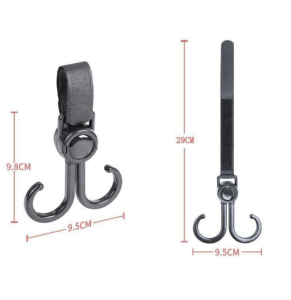 ตะขอ ตะขอคู่ ✨การหมุน ตะขอเกี่ยวมอเตอร์ไซค์ ตะขอห้อยรถเข็นเด็ก ตะขอห้อยของในรถเข็น ตะขอเกี่ยวกระเป๋า ทนทาน👍🏻