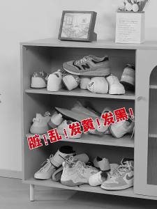 [Free Shipping] Shoe Shoe Storage Space-Saving Shoe Rack Shoe Cabinet Boot Holder Shoe Tray Under-Bed Storage