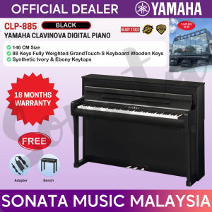 YAMAHA MUSIC ORIGINAL QUALITY CLP-885 CLAVINOVA DIGITAL PIANO ( BLACK ) FOR HOME PRACTICE BEGINNER