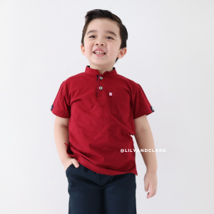 Kaos Anak Laki Laki Kerah Shanghai Kaos Koko Anak Laki Laki Usia 1-10Tahun KS01