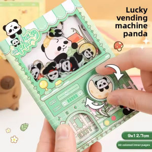 Capybara Gashapon Mahines Notebook Back To School Notebook Cartoon Twist Fun Twist Egg Mechanism Note Book