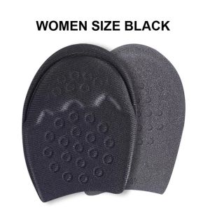 1 pair Half Insoles for Shoes Inserts Forefoot Insert Non-slip Sole Cushion Reduce Shoe Size Filler High Heels Pain Relief Shoe Pads