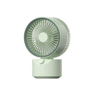 Desktop Mini Silent Fan Type-C Rechargeable Adjustable Gears Office Portable Fan Air Cooling Oscillating High-Speed Turbo Fan