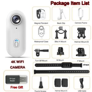 4K HD MotorcycleRecorder Finger WIFI Action Camera Lightweight POV Motorcycle Road Sport Cam Bicycle VlogBody Camera2026