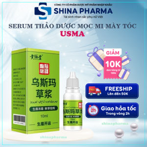 Serum Thảo Dược Usma Kích Mọc Lông Mi Mày Tóc Serum Cỏ Usma Tân Cương 3In1 Giúp Mi Mày Tóc Chắc Khoẻ Mọc Nhanh 10ml