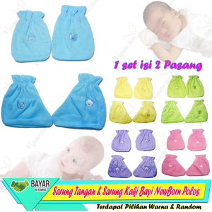Set Sarung Tangan dan Kaos Kaki Bayi Newborn 1set - Vegasus Store (COD)