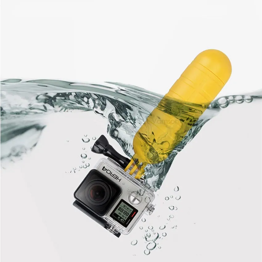 Water Floating Hand Grip Handle Mount Float Action Camera