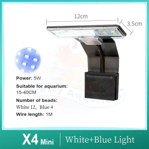 5W Aquarium LED Light Waterproof Fish Tank Light Aquarium Accessories