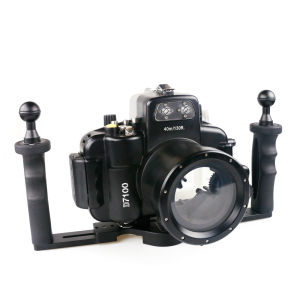Seafrogs Professional Diving Waterproof 40m/130Ft Outdoor Diving Scuba Camera Houisng Protective Case For Nikon D7000 (18-55mm)