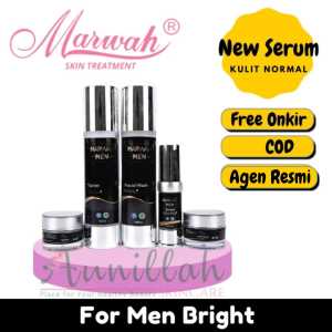 Marwah Skincare Paket For Men Cream BRIGHTENING Perawatan wajah Pria Halal