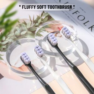 OUREAL Massage Gums Sensitive Private Deep Cleaning Toothbrush Super Soft Bristle Ultra-fine Teeth