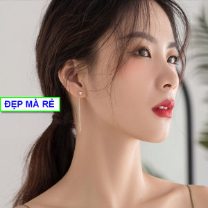 Bông tai đẹp cho nữ kiểu trái tim - Hàng chuẩn titan dày màu sắc bóng đẹp - Cam kết 1 đổi 1 nếu đen và gỉ sét
