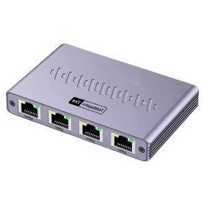 4 cổng Ethernet Splitter tốc độ Gigabit Mạng Hub vỏ nhôm trường hợp nhiều thiết bị chia sẻ