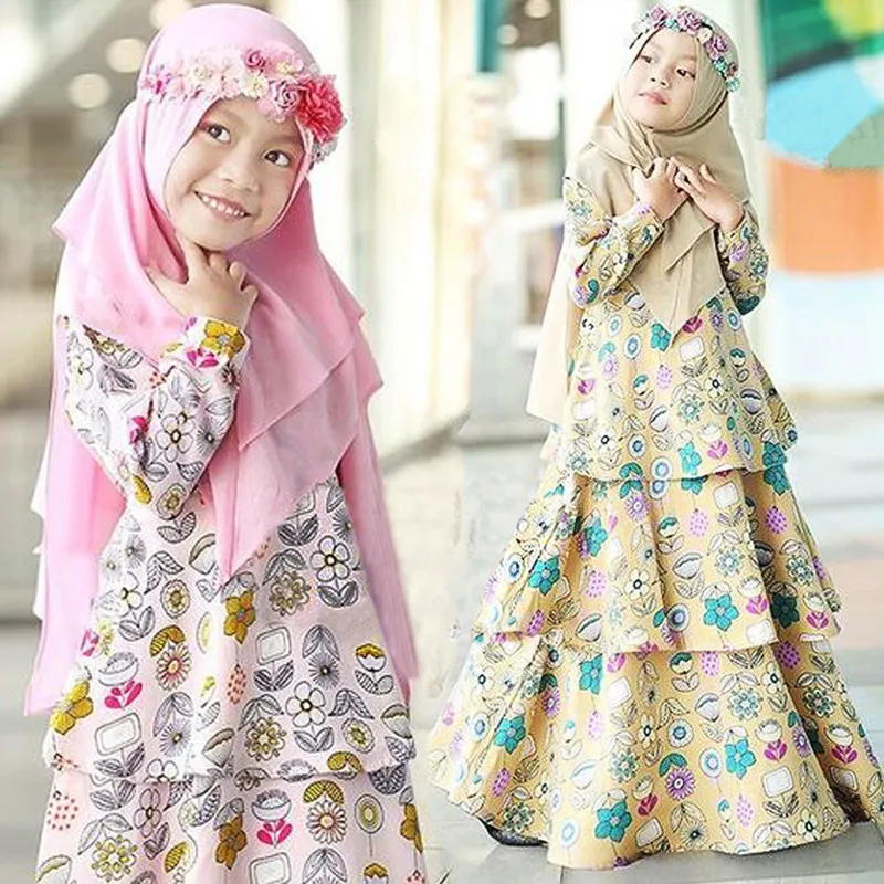 Floral hotsell skirt muslimah