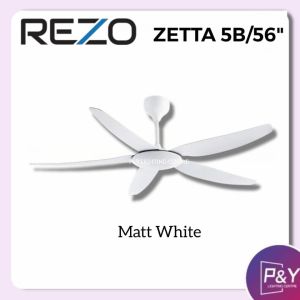 REZO ZETTA - 56inch DC MOTOR CEILING FAN REMOTE CONTROL / Kipas Siling Rezo Zetta