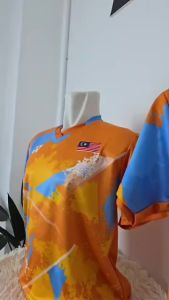 BIG SIZE Jersey Badminton Orange Team Open Series Sport Big Size Baju Besar Oversized Sukan XS-5XLS-5XL