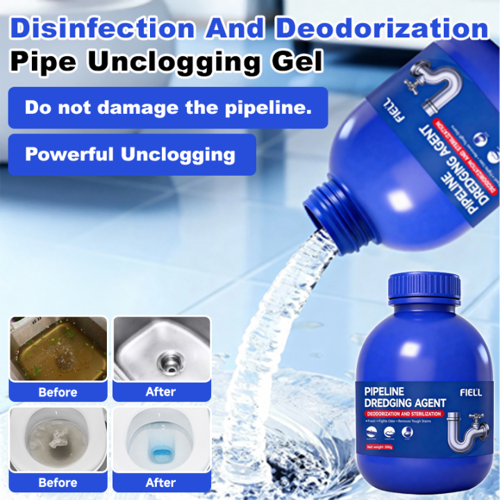 Pipe Cleaner Drain Declogger Pipe Unclogger Bathroom Kitchen Toilet ...