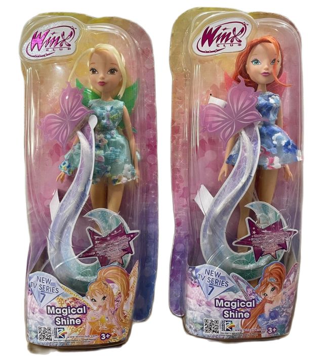 Winx Club Magical Shine Stella/Bloom Doll