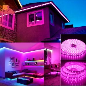 Waterproof LED light strip 60LED/m is suitable for living room bedroom balcony courtyard decoration etc.