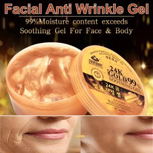 24k Gold Anti Aging Cream Serum Wrinkle Remover Dark Spot Corrector With Collagen Whitening Moisturizer Gel Mask
