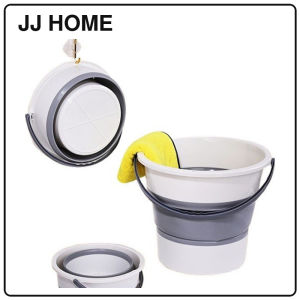 【JJ HOME】Portable Collapsible Bucket / PP+TPE Material / Foldable Storage / Home and Outdoor