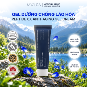 Kem Dưỡng Ẩm Da Mặt MYAURA PEPTIDE 6X ANTI-AGING GEL CREAM 50ml - Chống Lão Hóa Giảm Nếp Nhăn Dưỡng Sáng