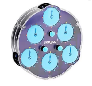 Sengso Magic Clock Speed Puzzle | WCA Competition-Ready Speedcube Clock for Speedcubing & Brain Games