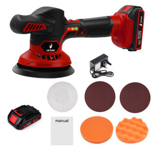 👍🏻👍🏻NERE 21V Cordless Car Polisher 6 Speed Adjustable Handheld Electric Polishing Waxing Machine Set 汽车抛光机