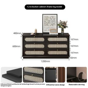 Dressing Table French Antique Dressing Table Locker Bedroom Retractable Vanity Storage Cabine Trattan Weave