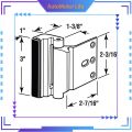 【Upgrade Your Style】 Aluminum Alloy Hinge Door Reinforcement Lock Security Door Reinforcement Lock (including. 