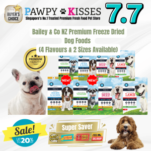 [7.7 Super Sale] Bailey & Co New Zealand Freeze Dried Raw Dog Food | Pawpy Kisses