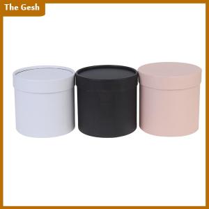[The Gesh] 1 PC Round Flower Paper Boxes Hold The Bucket Gift Packaging Box Party Gift Box