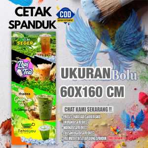 Cetak Spanduk Cetak Banner ANEKA MINUMAN SEGAR FRESH Costom Desain