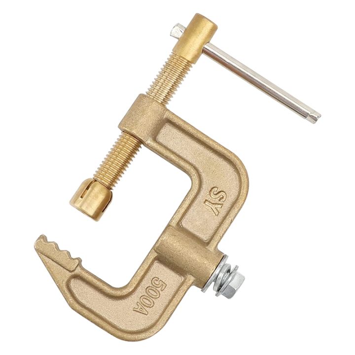 300A Ground Clamp G-shaped Brass Ground Welding Earth Clamp Welder Machine Tools | UK
