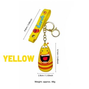 Funny and Hilarious Bug Keychain Cartoon Funny Bug Doll Keychain 3D Doll Pendant Backpack Keychain Student Backpack Pendant Gift