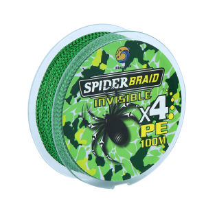 Lure Invisible Bionik PE Fishing Line 100m Anti Gigitan Kuat Bahan Impor Jepang X4 X8 Braided Spider Senar Pancing Murah