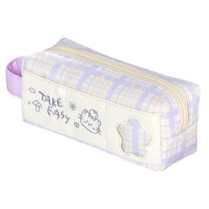 DITIPOO Kẻ sọc Hộp đựng bút chì Star Dots Phong cách Hàn Quốc In họa tiết Y2k Túi đựng bút lưới Hộp đựng mỹ phẩm trang điểm Vật dụng văn phòng phẩm Túi đựng bút chì Vật tư văn phòng phẩm