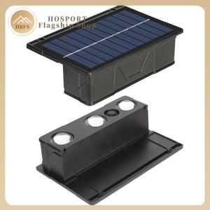 Solar Fairy Lights 2 Pieces Waterproof IP65 for Outdoor Patio Garden with 3 LED Bulbs