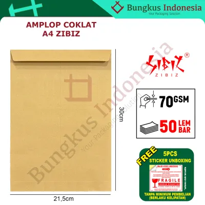 Amplop Coklat A4 215x30cm
