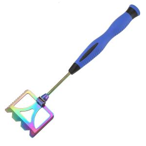 Stainless Steel Lures Shovel For Fishing Shrimp Baits Foldable Stainless Steel Fishing Shrimp Shovel Mix Baits Shovel