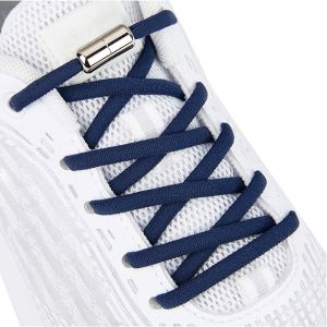 Elastic Shoe Laces Sneakers Shoelace No Tie Shoelaces Metal Lock Lazy Laces for Kids and Adult One Size Fits All Shoe