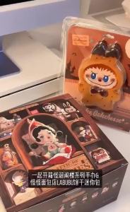POPMART the Attic of Oddities Series Figures blind pop mart skullpanda molly hirono dimoo collection decorative gift toy