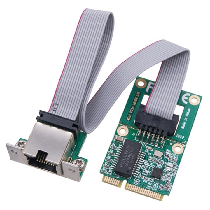 Mini PCIe Network Adapter 10/100/1000M Mini PCI Express Gigabit ...