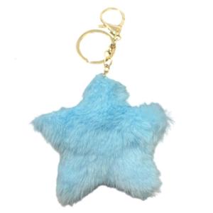 Ngôi Sao Xanh hình móc chìa khóa với cao cấp sang trọng vật liệu mạnh mẽ Keychain cho nhà xe hoặc phụ kiện du lịch