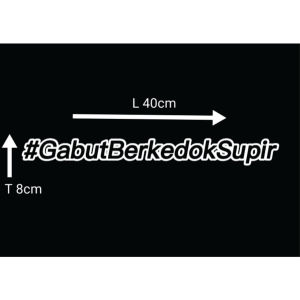 CUTTING STICKER GABUT BERKEDOK SUPIR CUTTING STICKER TERLARIS UNTUK SEMUA JENIS MOBIL
