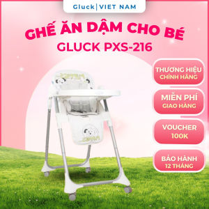 Ghế ăn dặm cho bé Gluck BXS-216 ghế ăn đa năng gấp gọn tiện lợi cho bé ngồi tập ăn thoải mái
